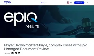 Preview of the Mayer Brown Case Study