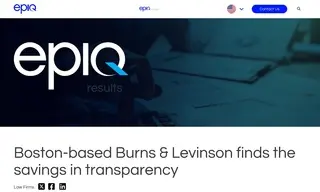 Preview of the Burns & Levinson Case Study