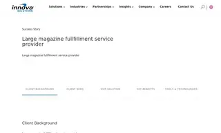 Preview of the Large Magazine Fullfillment Service Provider Case Study
