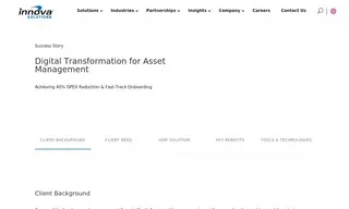 Preview of the Leading Asset Management Firm Case Study