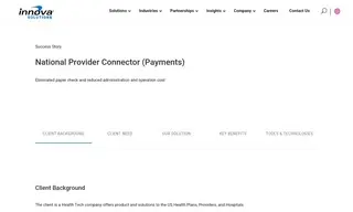 Preview of the Health Tech company Case Study