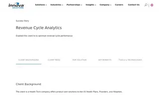 Preview of the Health Tech company Case Study