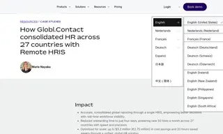 Preview of the Globl.Contact Case Study