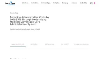 Preview of the Leading Health Payer Company Case Study