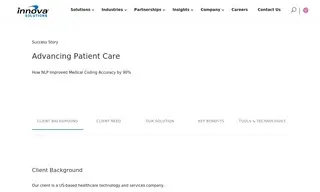 Preview of the US-based Healthcare Technology and Services Company Case Study