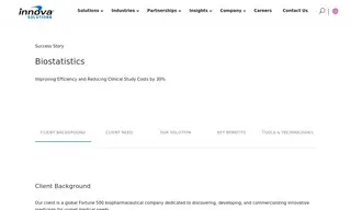 Preview of the Global Fortune 500 Biopharmaceutical Company Case Study