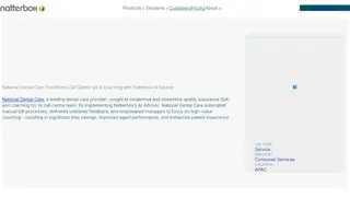 Preview of the National Dental Care Case Study