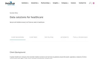 Preview of the Global Healthcare Company Case Study