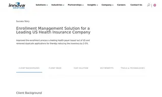 Preview of the Leading US Health Insurance Company Case Study