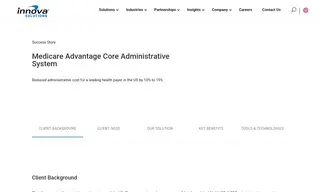 Preview of the leading Health Payer Company Case Study