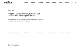 Preview of the Fortune 50 Multinational Health Insurance Provider Case Study