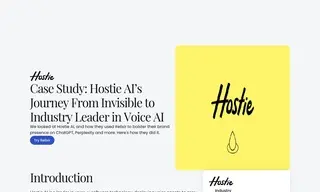 Preview of the Hostie AI Case Study
