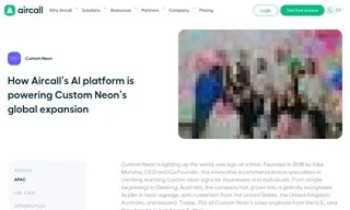 Preview of the Custom Neon Case Study