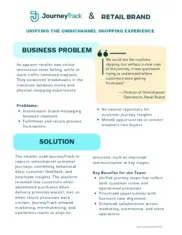 Preview of the Apparel Retailer Case Study