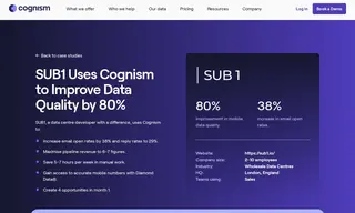 Preview of the SUB1 Case Study