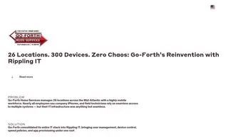 Preview of the Go-Forth Pest Control Case Study