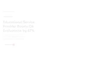 Preview of the Educational Service Provider Case Study