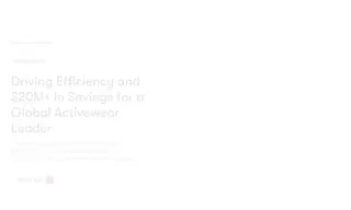 Preview of the Globally Recognized Retail Brand Case Study