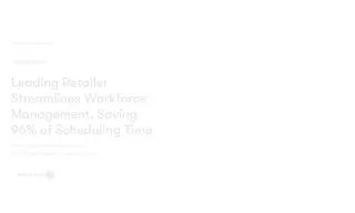 Preview of the Leading Home Retailer Case Study