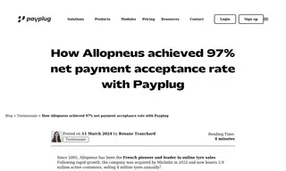 Preview of the Allopneus.com Case Study
