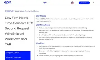 Preview of the Leading Law Firm Case Study