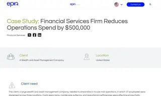 Preview of the Large Wealth and Asset Management Company Case Study