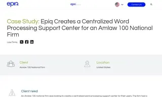 Preview of the Law 100 National Firm Case Study