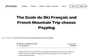 Preview of the French Mountain Trip Case Study