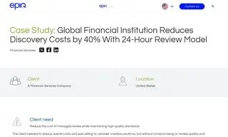 Preview of the Financial Services Company Case Study