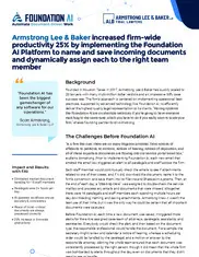 Preview of the Armstrong Lee & Baker LLP Case Study