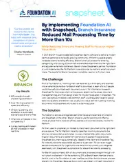 Preview of the Branch Case Study