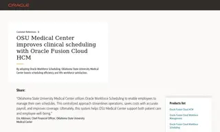 Preview of the OSU Medical Center Case Study