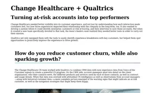 Preview of the Change Healthcare Case Study