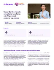 Preview of the Career Certified Case Study