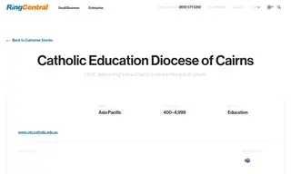 Preview of the Catholic Education Diocese of Cairns Case Study