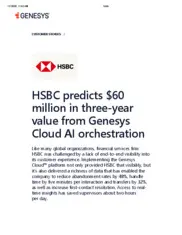 Preview of the HSBC Case Study