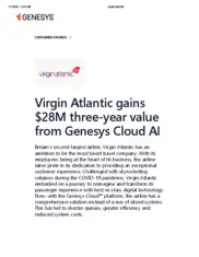 Preview of the Virgin Atlantic Case Study
