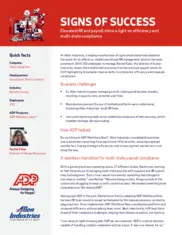 Preview of the Allen Industries Case Study