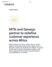 Preview of the MTN Case Study