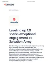 Preview of the The Salvation Army Australia Case Study