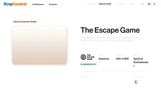 Preview of the The Escape Game Case Study