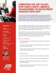 Preview of the Zurich North America Case Study