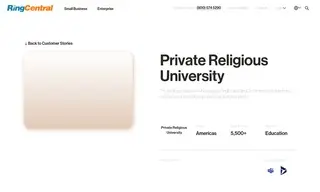 Preview of the Private Religious University Case Study