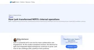 Preview of the MIFX Case Study