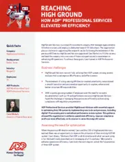 Preview of the HighGround Advisors Case Study