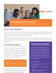 Preview of the Hitachi Case Study