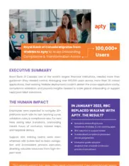 Preview of the Royal Bank of Canada Case Study