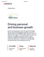 Preview of the Bright Horizons Case Study