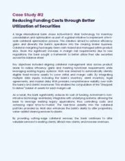 Preview of the Large International Bank Case Study