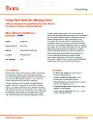 Preview of the Jefferson Einstein Healthcare Case Study